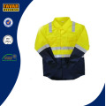 En471 Niños Algodón Naranja Amarillo Rosa Alta Vis Protect camisa de seguridad